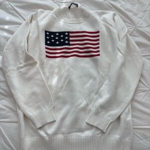 Brandy Melville American flag sweater